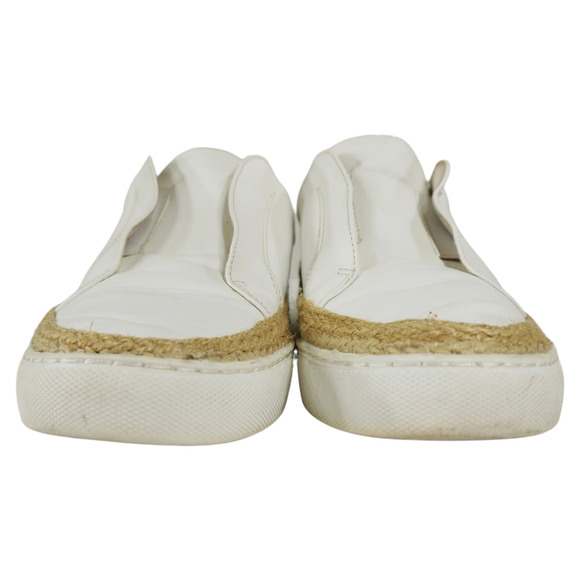 Steve‎ Madden Womens Espadrille Sneakers sz 7 Dasher White Beige Slip On Low Top - Picture 6 of 12